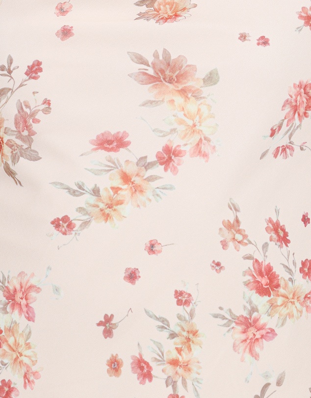 Petal & Pup - Everlyn Long Sleeve Mini Dress - Cream Floral