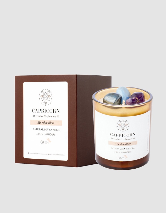 Silk Oil of Morocco - Capricorn Amber Natural Soy Candle