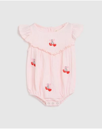 Alex & Ant - Pretty Romper - Petal Pink