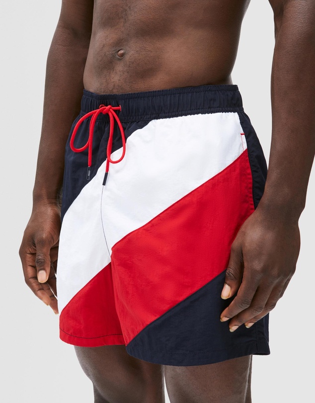 Tommy Hilfiger - Medium Diagonal Swim Shorts
