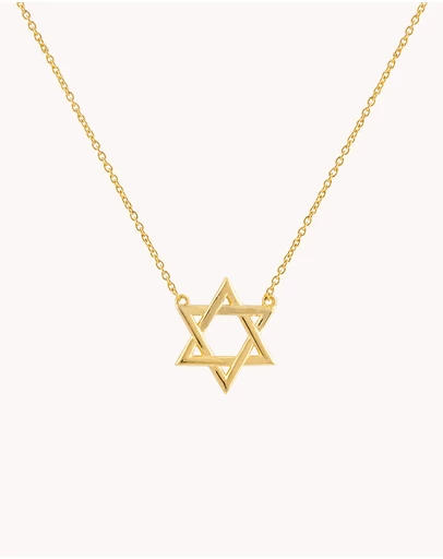 Bianc - Large Star of David Necklace