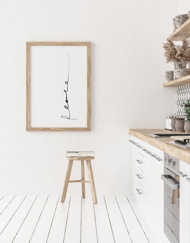Olive et Oriel - Peace Handscripted Art Print