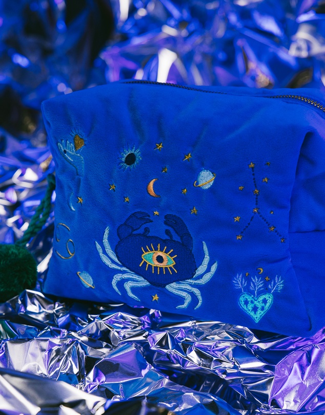 The Somewhere Co - Cancer Astrology Cosmetic Case
