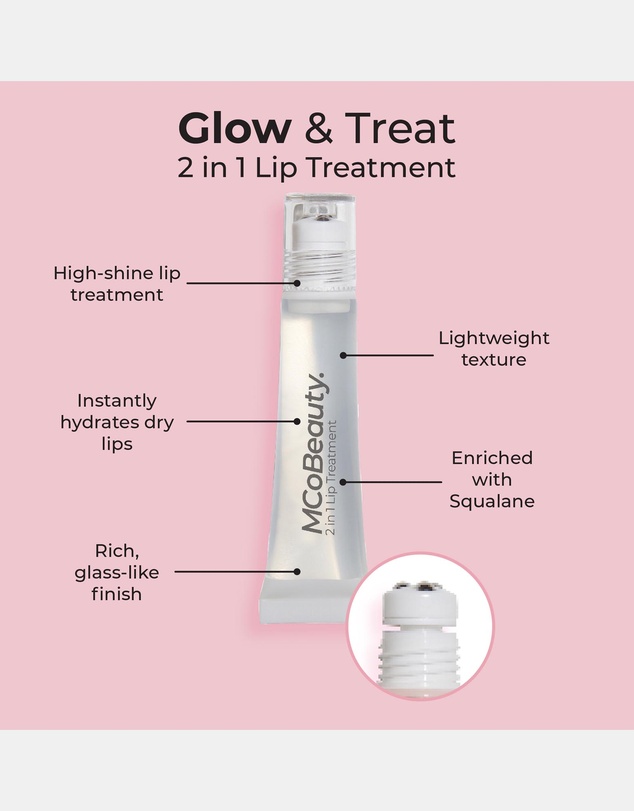 MCoBeauty - Glow & Treat 2-in-1 Lip Oil Treatment - Coconut