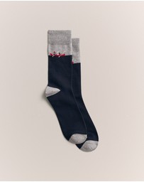 Trenery - Row Boat Sock in Navy