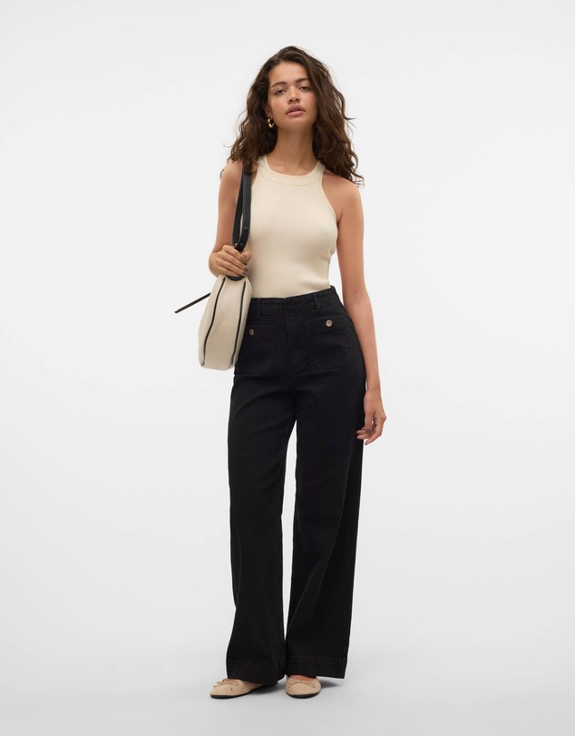 Vero Moda - Kayla High-Rise Wide Jeans