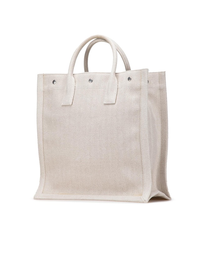 Pre-Loved by Azura Reborn - Pre-Loved Canvas Rive Gauche North South Tote