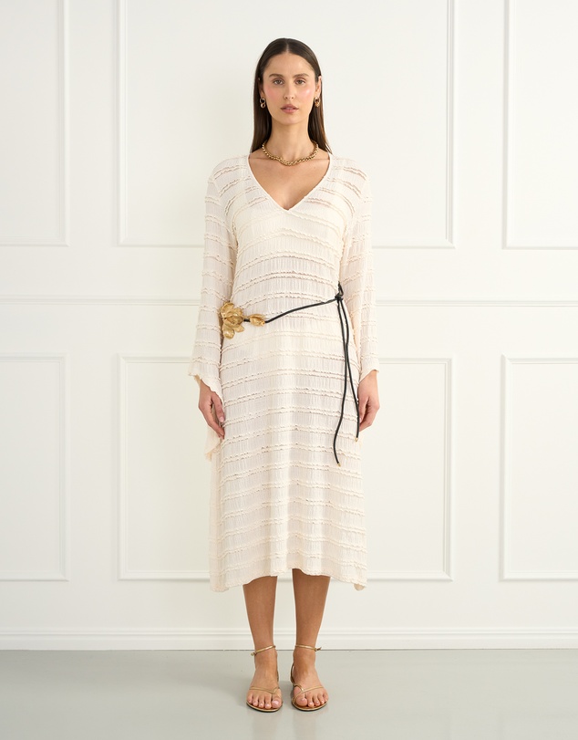 Heaven Australia - Cream Isabella Maxi Dress