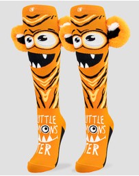 Crazy Skates - Crazy Socks Monster Orange Knee-High Socks
