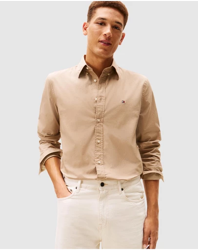 Tommy Hilfiger - TH Flex Regular Fit Poplin Shirt