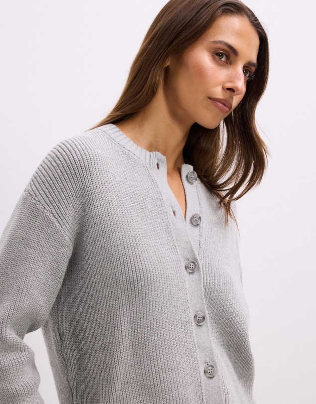The Fated - Maia Round Neck Knit Cardigan