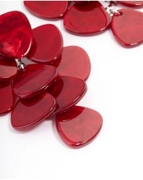 Lovisa - Red Coated Drop Earrings