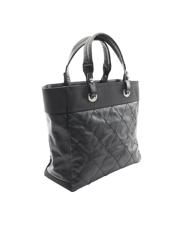 Pre-Loved by Azura Reborn - Pre-Loved Medium Quilted Coated Canvas Paris Biarritz Tote
