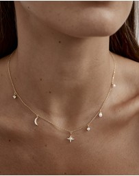 By Charlotte - Celestial Skies Charm Choker