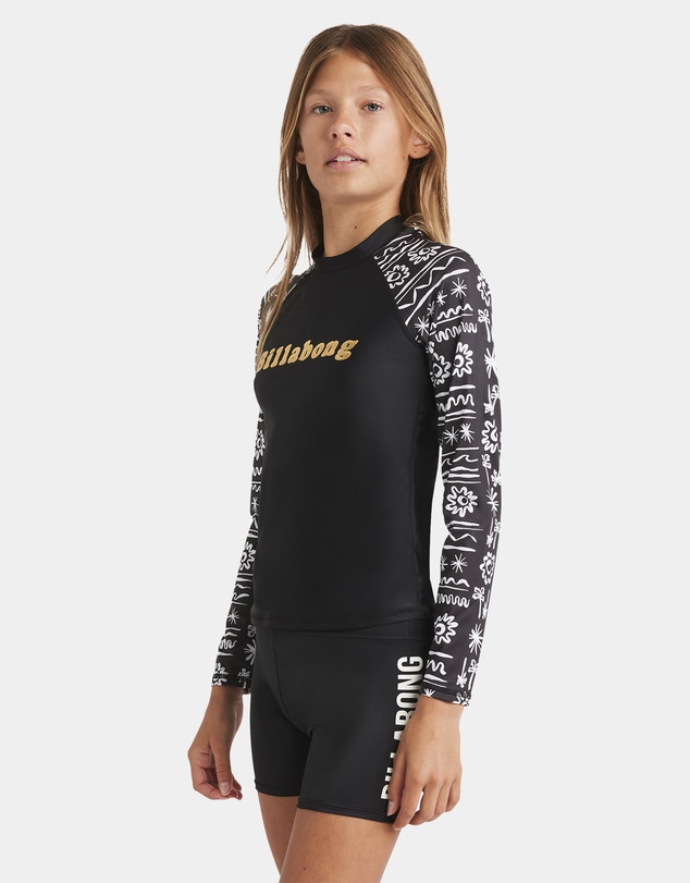 Billabong - Girls 8 to 16 Lost On You Long Sleeve Sunshirt Rash Vest