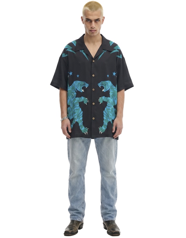 THE TALES - Osaka Tiger Silk Shirt