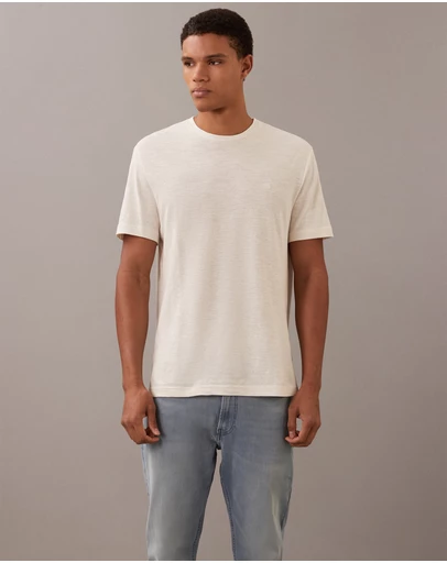 Calvin Klein - Cotton Linen T-Shirt