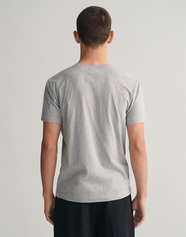 Gant - Slim Fit Shield V-Neck T-Shirt