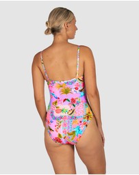 Baku Swimwear - Sardinia D-E Tie Front One Piece Swimsuit