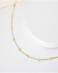 Wanderlust + Co - Zyia Gold Choker Necklace