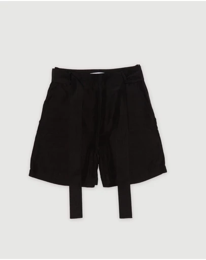 Revibe - Repaired Assembly Label Linen Blend Short