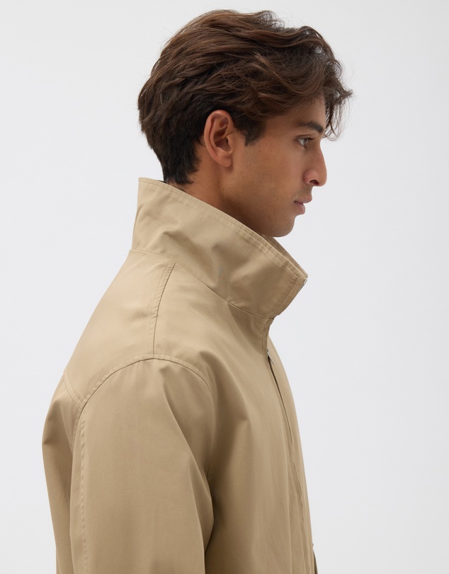 AERE - Maddox Cotton Twill Funnel Jacket