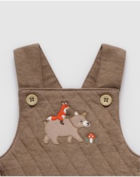 Purebaby - Quilted Overall -Kids-Babies