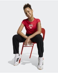 adidas Sportswear - SEASONALS COLLEGIATE TYPOGRAPHY T-SHIRT Kids