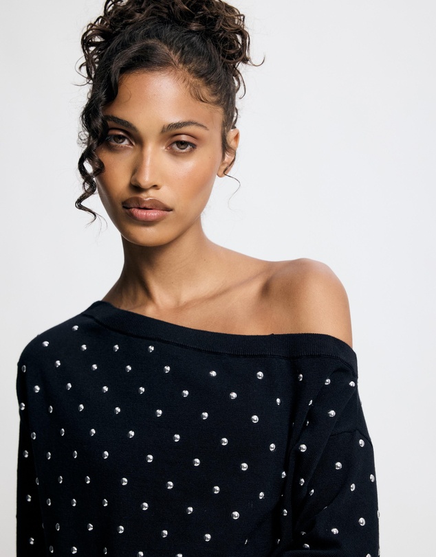 Lover - Ramona Stud Asymmetrical Jumper