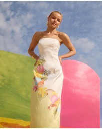 Pasduchas - Cove Strapless Midi Dress