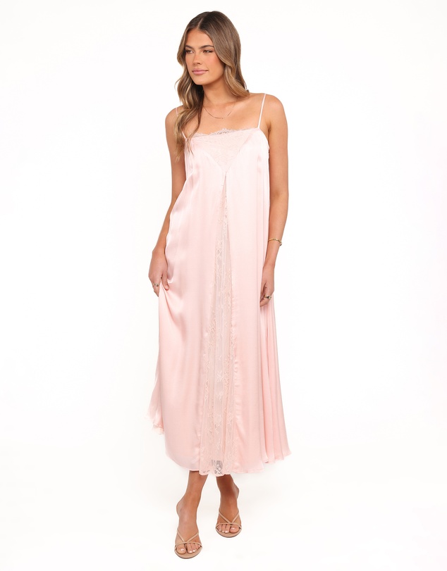 Petal & Pup - Halsey Midi Dress - Pink