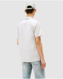 Tommy Jeans - Linen Blend Regular SS Shirt