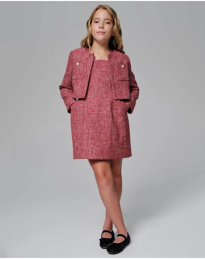 Bardot Junior - Lana Boucle Jacket - Kids-Teens