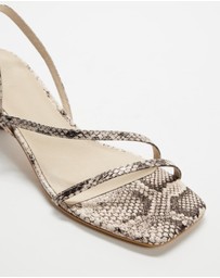 AERE - Leather Slingback Heels