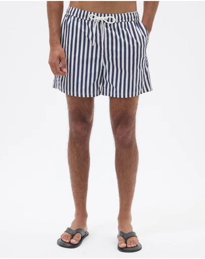AERE - Stripe Swim Shorts