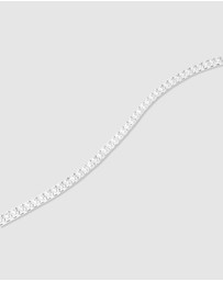 Wanderlust + Co - Pave 925 Sterling Silver Tennis Bracelet