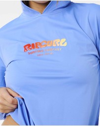 Rip Curl - Surf Puff Hooded Long Sleeve UPF Rash Vest