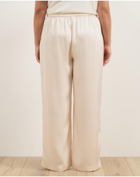Atmos&Here Curvy - Safffy Satin Pants