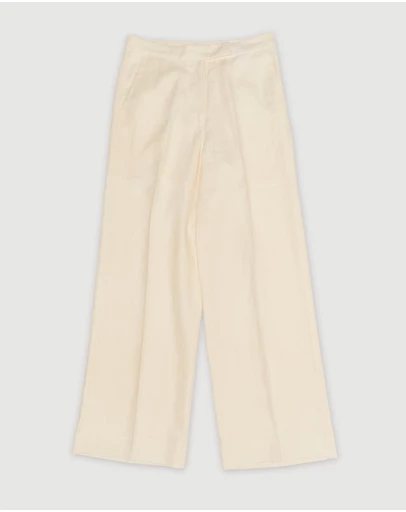 Revibe - Repaired Assembly Label Linen Pant
