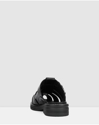 Rollie - Mule Fisherman Croc Flat