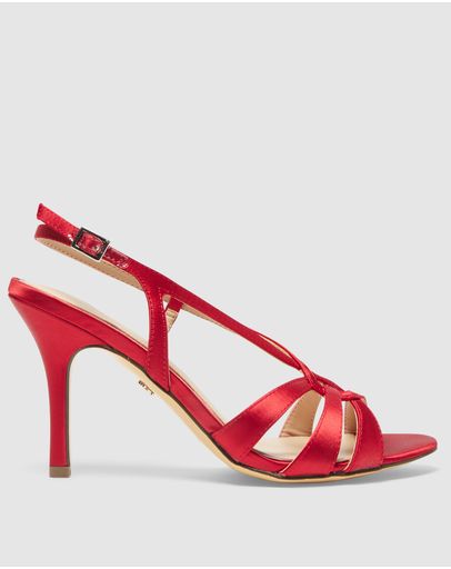 RED ROUGE CRYSTAL SATIN