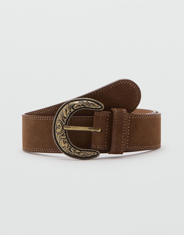 M.N.G - Suede Effect Belt
