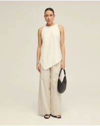 Oxford - Elouise Linen Top
