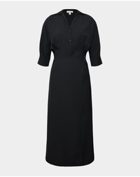 Forcast - Betty Wrap Tie Dress