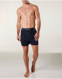 Mitch Dowd - Loose Fit Knit Boxer Shorts 3 Pack - Navy