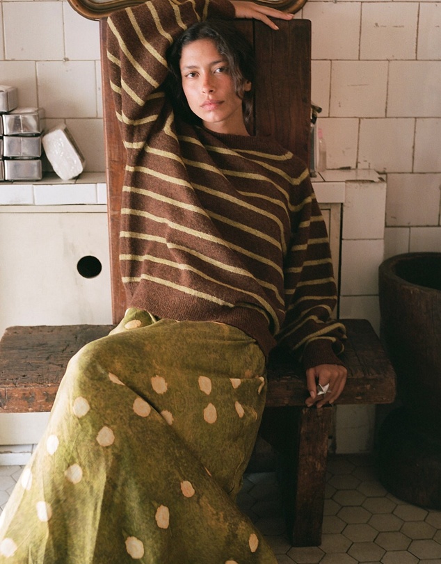 KINGA CSILLA - Umore Stripe Knit Jumper