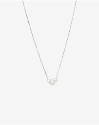 Michael Hill - Cultured Freshwater Pearl Stud Earring and Necklace Set in Sterling Silver
