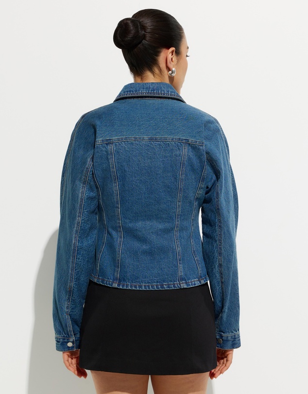 Calli - Lily Denim Scultped Jacket