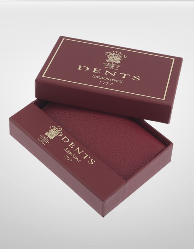 DENTS - Pebble Grain Leather Card Holder with RFID Blocking