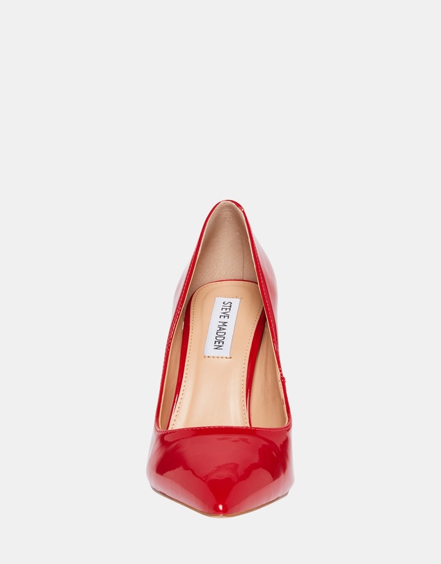 Steve Madden - Evelyn Red Patent Heels
